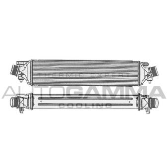 Intercooler, échangeur AUTOGAMMA OEM 50514486