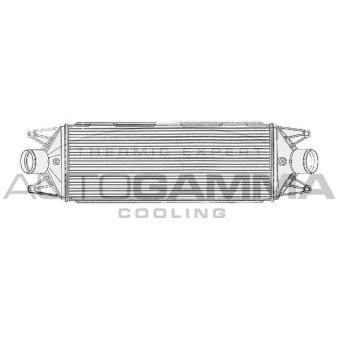 Intercooler, échangeur AUTOGAMMA OEM 5801349167