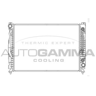 Radiateur, refroidissement du moteur AUTOGAMMA OEM 4B0121251L