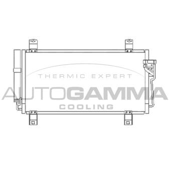 Condenseur, climatisation AUTOGAMMA 105506