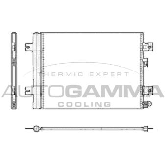 Condenseur, climatisation AUTOGAMMA OEM 8200741257