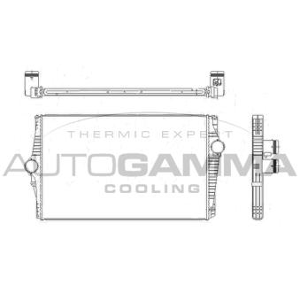 Intercooler, échangeur AUTOGAMMA OEM 30748808