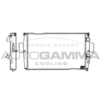 Radiateur, refroidissement du moteur AUTOGAMMA OEM 93825378