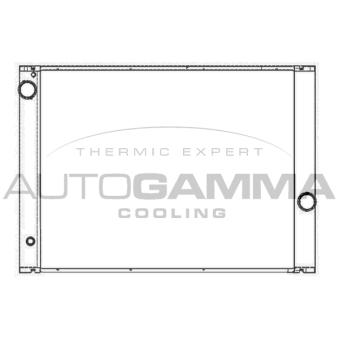 Radiateur, refroidissement du moteur AUTOGAMMA 105531