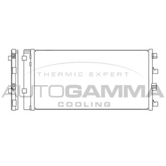 Condenseur, climatisation AUTOGAMMA 105538