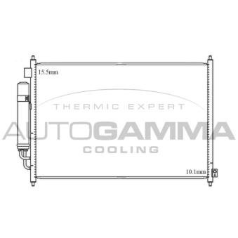 Condenseur, climatisation AUTOGAMMA OEM 80110SJF003