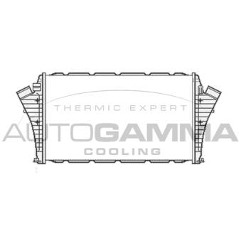 Intercooler, échangeur AUTOGAMMA 105559