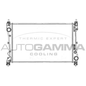 Radiateur, refroidissement du moteur AUTOGAMMA OEM 51938013