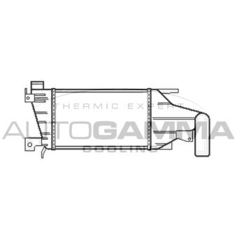Intercooler, échangeur AUTOGAMMA OEM 6302058