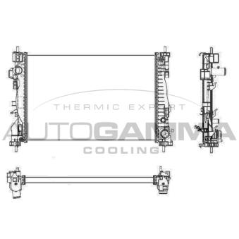 Radiateur, refroidissement du moteur AUTOGAMMA OEM 50514472 Radiateur, refroidissement du moteur AUTOGAMMA OEM 50514472