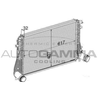 Intercooler, échangeur AUTOGAMMA 105637