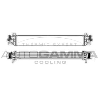 Intercooler, échangeur AUTOGAMMA 105639 Intercooler, échangeur AUTOGAMMA 105639