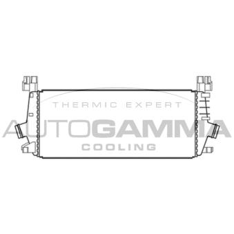 Intercooler, échangeur AUTOGAMMA 105665
