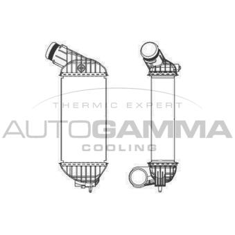 Intercooler, échangeur AUTOGAMMA OEM 0384P6 Intercooler, échangeur AUTOGAMMA OEM 0384P6