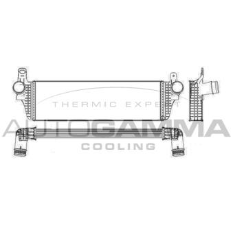 Intercooler, échangeur AUTOGAMMA 105678