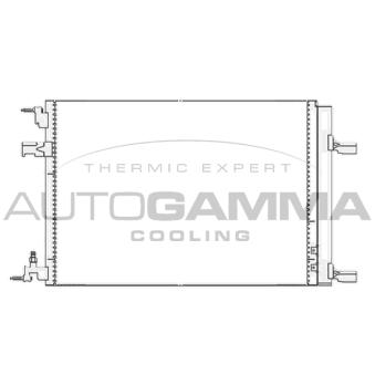 Condenseur, climatisation AUTOGAMMA OEM 1850219 Condenseur, climatisation AUTOGAMMA OEM 1850219
