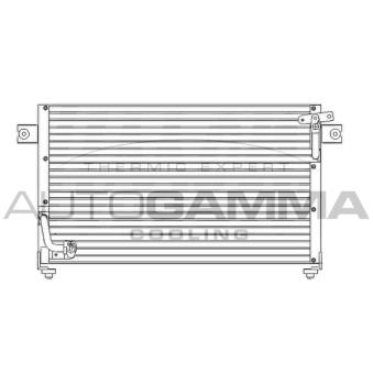 Condenseur, climatisation AUTOGAMMA OEM mb918436 Condenseur, climatisation AUTOGAMMA OEM mb918436