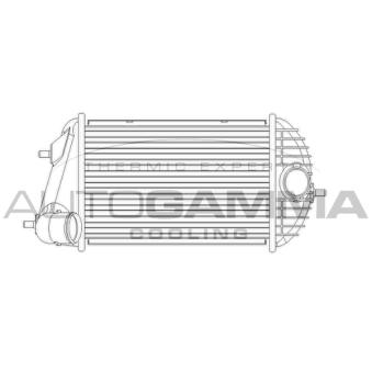 Intercooler, échangeur AUTOGAMMA OEM 1362068L50000 Intercooler, échangeur AUTOGAMMA OEM 1362068L50000