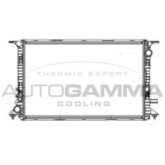 Radiateur, refroidissement du moteur AUTOGAMMA [105748]
