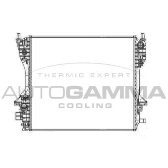 Radiateur, refroidissement du moteur AUTOGAMMA OEM C2D38733