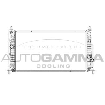 Radiateur, refroidissement du moteur AUTOGAMMA 105754