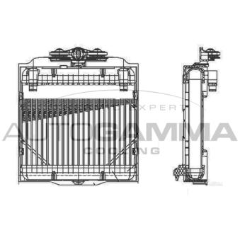 Radiateur d'huile AUTOGAMMA 105763