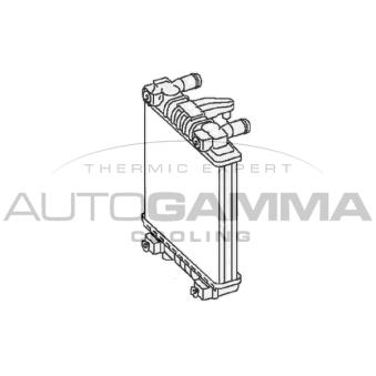 Radiateur, refroidissement du moteur AUTOGAMMA 105764