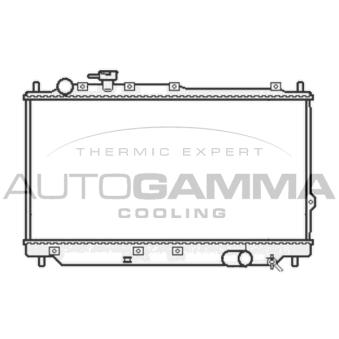 Radiateur, refroidissement du moteur AUTOGAMMA 105800