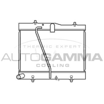 Radiateur, refroidissement du moteur AUTOGAMMA 105814