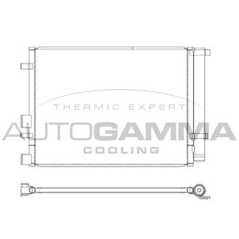 Condenseur, climatisation AUTOGAMMA OEM 976061J210