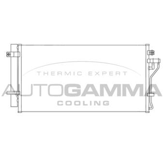 Condenseur, climatisation AUTOGAMMA 105857