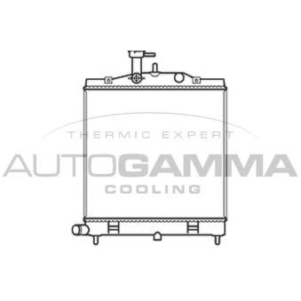 Radiateur, refroidissement du moteur AUTOGAMMA 105872