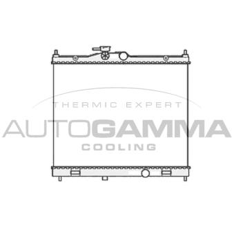 Radiateur, refroidissement du moteur AUTOGAMMA 105875 Radiateur, refroidissement du moteur AUTOGAMMA 105875
