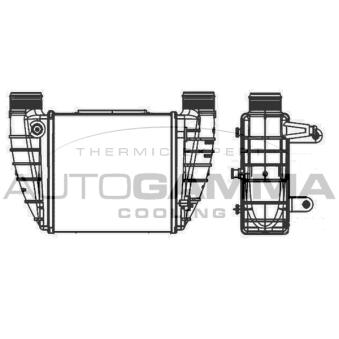 Intercooler, échangeur AUTOGAMMA 105886