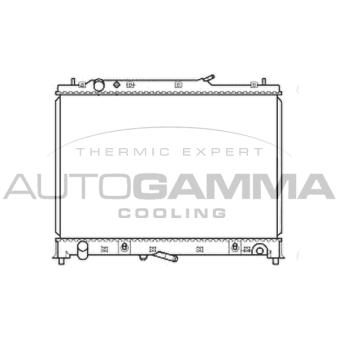 Radiateur, refroidissement du moteur AUTOGAMMA 105921