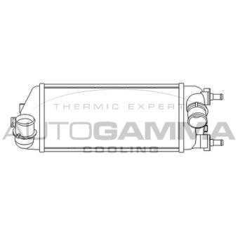 Intercooler, échangeur AUTOGAMMA OEM 51930049