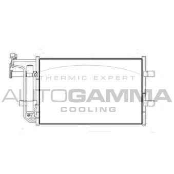 Condenseur, climatisation AUTOGAMMA 105969