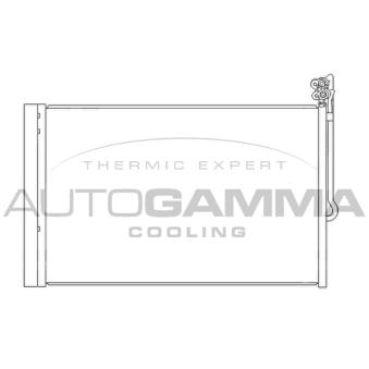 Condenseur, climatisation AUTOGAMMA OEM 7P0820411B