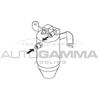Filtre déshydratant, climatisation AUTOGAMMA 106138