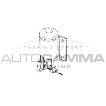 Filtre déshydratant, climatisation AUTOGAMMA 106176