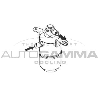 Filtre déshydratant, climatisation AUTOGAMMA 106353