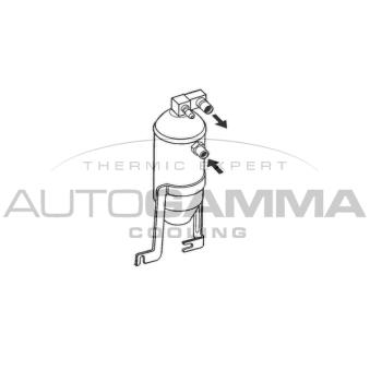 Filtre déshydratant, climatisation AUTOGAMMA 106365