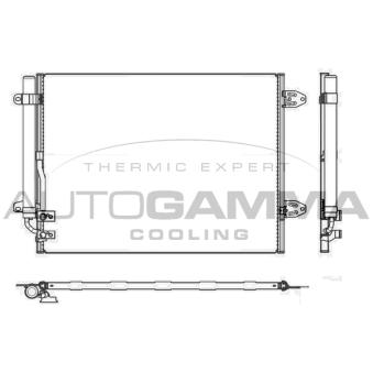Condenseur, climatisation AUTOGAMMA OEM 3C0820411J Condenseur, climatisation AUTOGAMMA OEM 3C0820411J