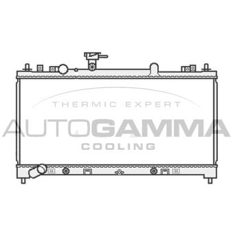 Radiateur, refroidissement du moteur AUTOGAMMA 107039