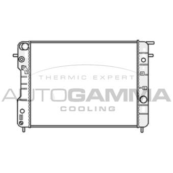Radiateur, refroidissement du moteur AUTOGAMMA 107047