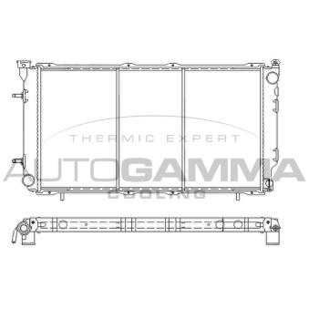 Radiateur, refroidissement du moteur AUTOGAMMA 107053