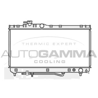 Radiateur, refroidissement du moteur AUTOGAMMA 107055 pour TOYOTA CELICA 2.0 i Turbo 4WD - 242cv