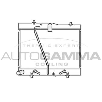 Radiateur, refroidissement du moteur AUTOGAMMA [107060]