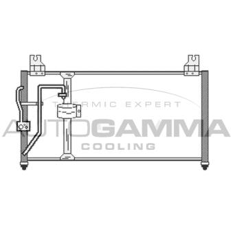 Condenseur, climatisation AUTOGAMMA [107076]