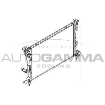 Radiateur, refroidissement du moteur AUTOGAMMA OEM 51888085